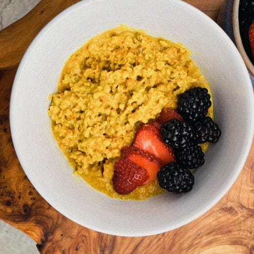 Turmeric oatmeal