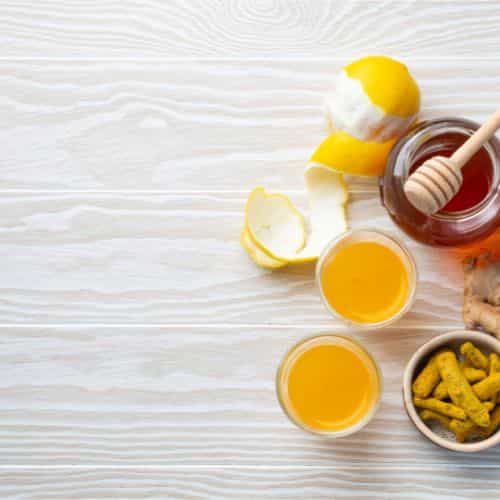 Turmeric shot with honey