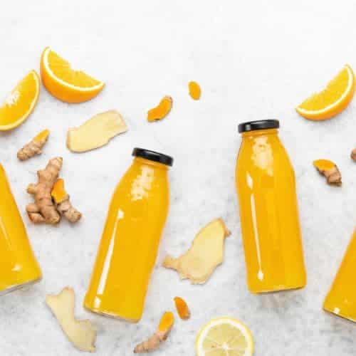 Ginger turmeric shot
