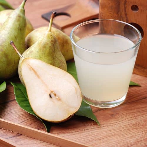pear juice for constipation