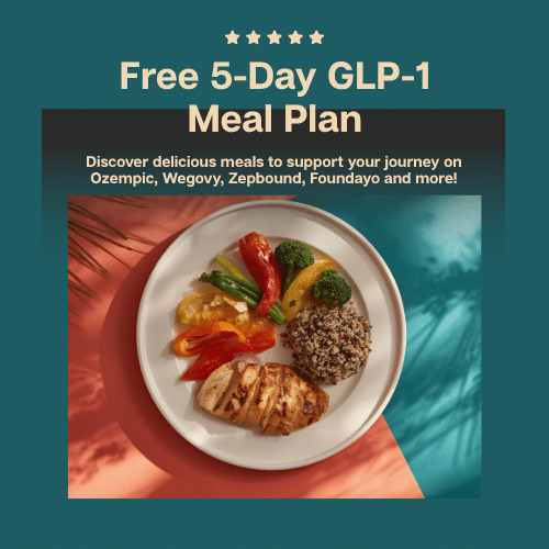 5 days of meals, recipes, and nutrition breakdowns made for GLP-1s. Download it free and stop guessing what to eat.